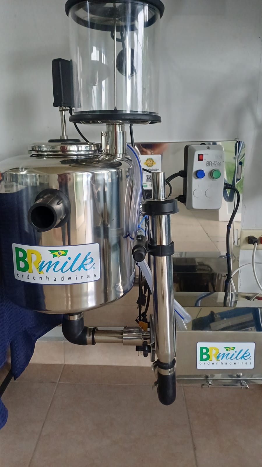 Unidad Final BRmilk de 55 litros instalada en Bugaba, Chiriquí
